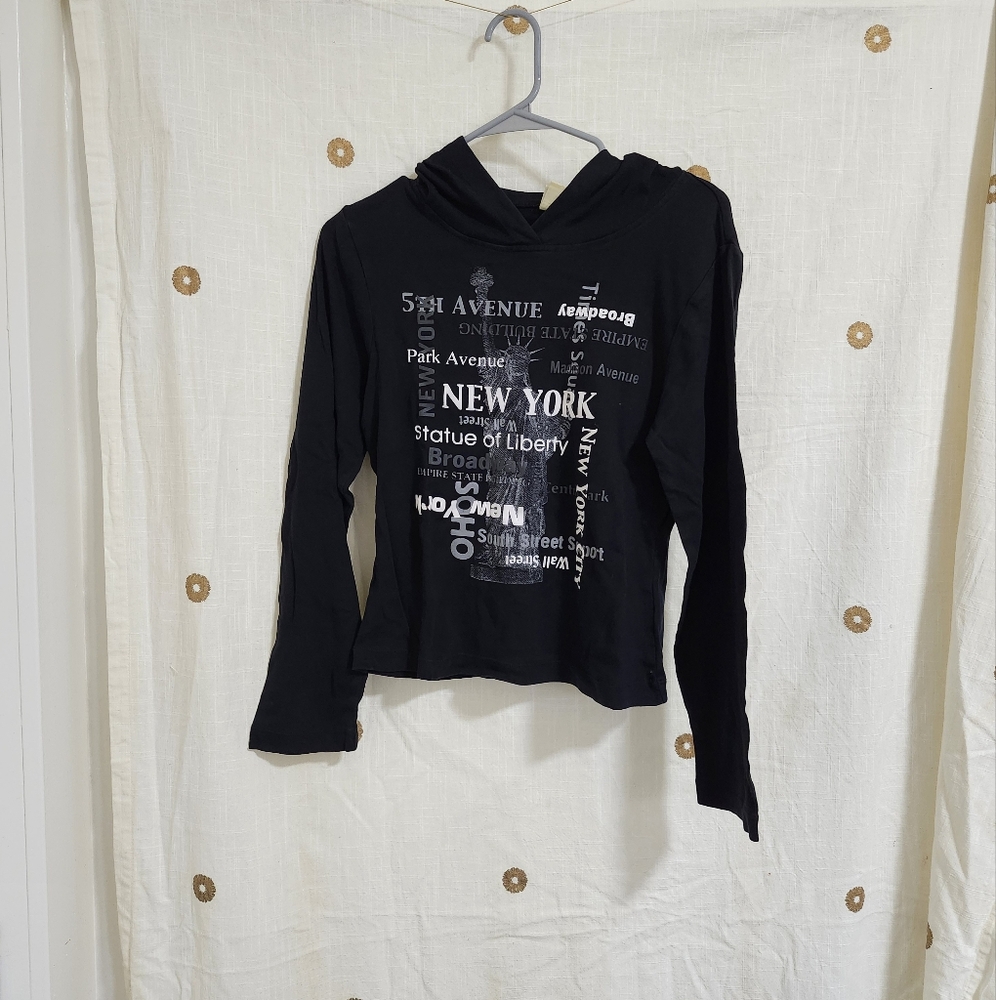 Top with hoodie New York - Womens size X- Large